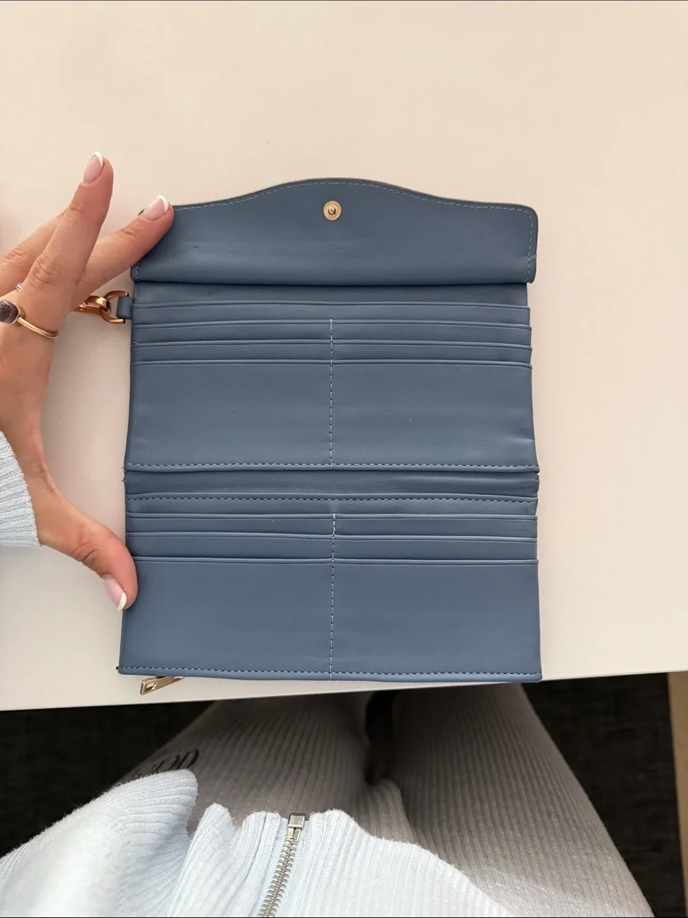 a new day Blue Wristlet Clutch